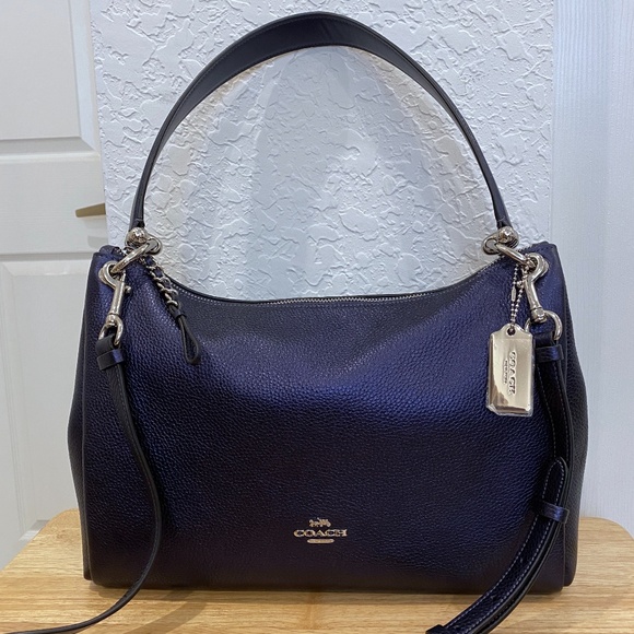 Coach Handbags - Coach Mia Leather Shoulder/Crossbody Bag